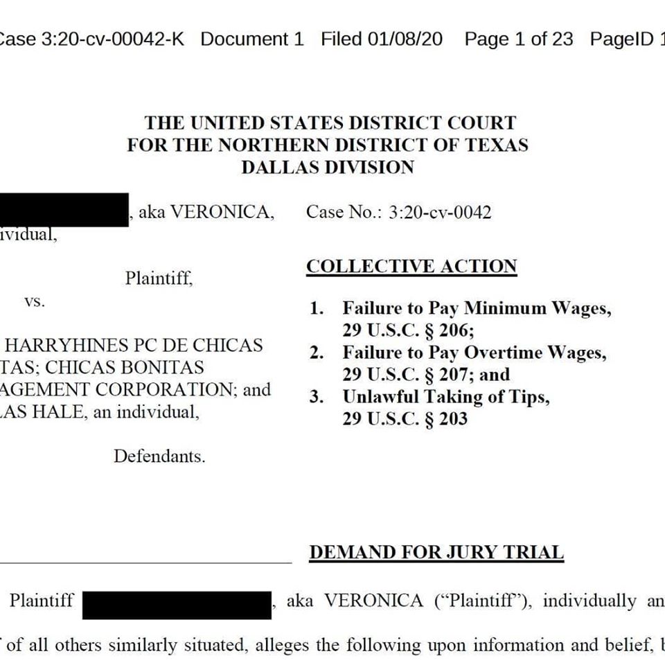 Kristensen LLP Files Federal Lawsuit Against Chicas Bonitas in Dallas